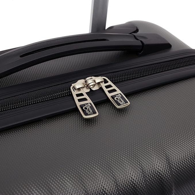 Travelers Club Cosmo Luggage, Charcoal Grey - 20 Inch, 20-Inch