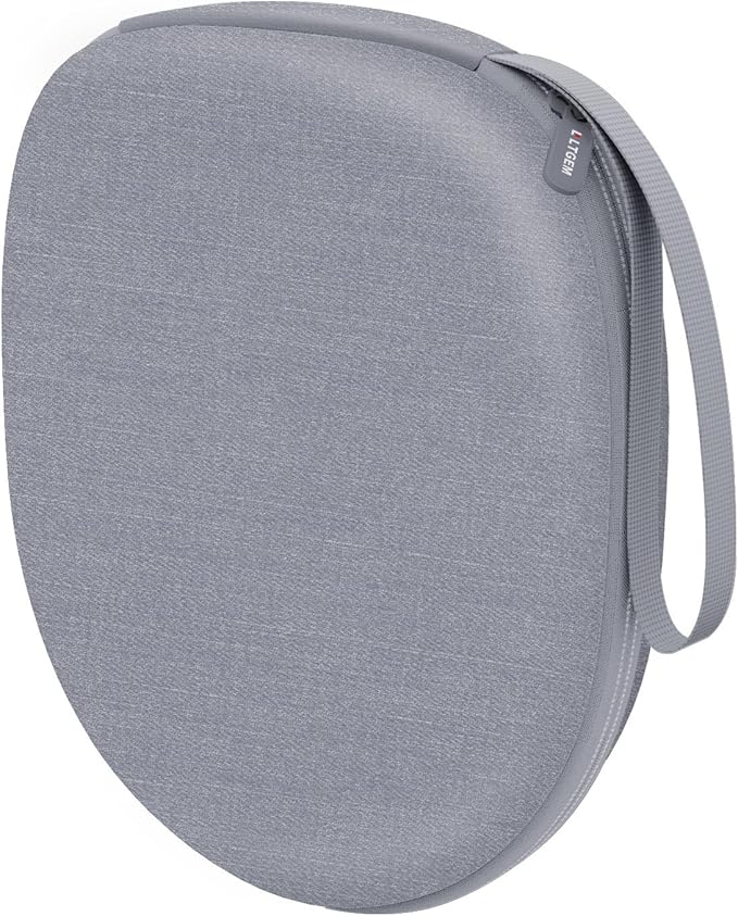 Headphone Headset Case Compatible with RORSOU C6/JBL/Anker/Sony/BERIBES/KVIDIO Wireless On-Ear Headphones, Light Gray