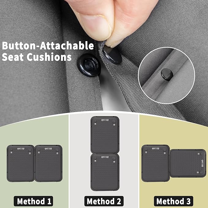 ONTYZZ Inflatable Seat Cushion Lightweight Airplane Seat Cushion Stadium Seat Travel Cushion for Climbing Hiking Office Airplane