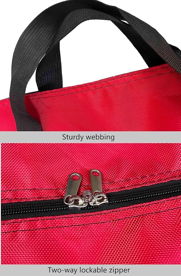 DoYiKe Extra Large Storage Duffle Bag with Zippers and Handles, Big Foldable Duffle Bag for Travel