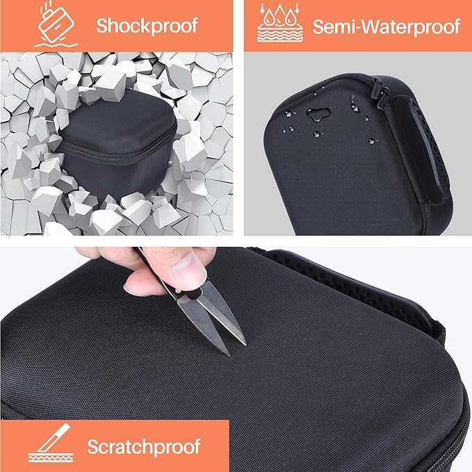 Lebakort Storage Case Compatible with Walkers Razor Slim/Howard Leight Honeywell Impact Sport/PROHEAR 066 030 Electronic Shooting Earmuffs Hearing Protection Muffs