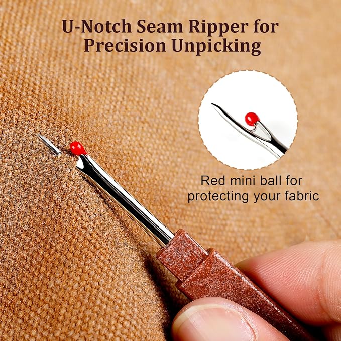 LIBLAIN Sewing Kit with Big Eye Steel Needles for Adults and Beginners, Needle and Thread Kit for Hand Sewing (78Pcs)