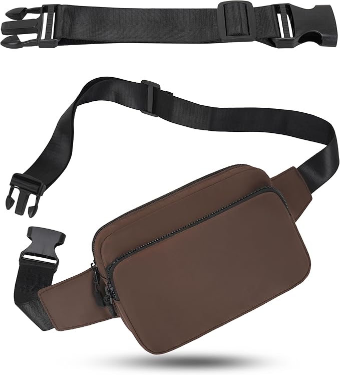Fanny Pack Nylon Mini Belt Bag Everywhere Belt Bag for Women Water Repellent Waist Packs Crossbody Bags with Adjustable Strap