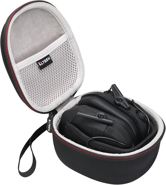 LTGEM Case for Walker's Razor Slim Ear Muffs - Hard Storage Travel Protective Carrying Bag