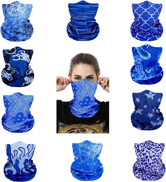 Neck Gaiter Masks Tube Scarf,Seamless Bandanas Buffs Gators,Ourdoor Face Mask Face Covering Multi Headwear