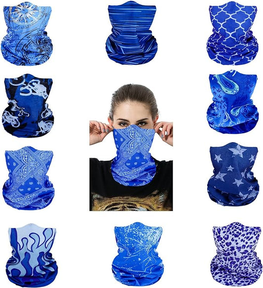 Neck Gaiter Masks Tube Scarf,Seamless Bandanas Buffs Gators,Ourdoor Face Mask Face Covering Multi Headwear