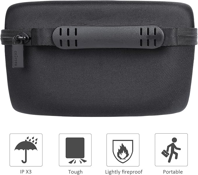 co2CREA Hard Case Replacement for Walker's Razor Slim Electronic Muffs Earmuffs replacement for Walker's Razor Walkie Talkie Handsfree
