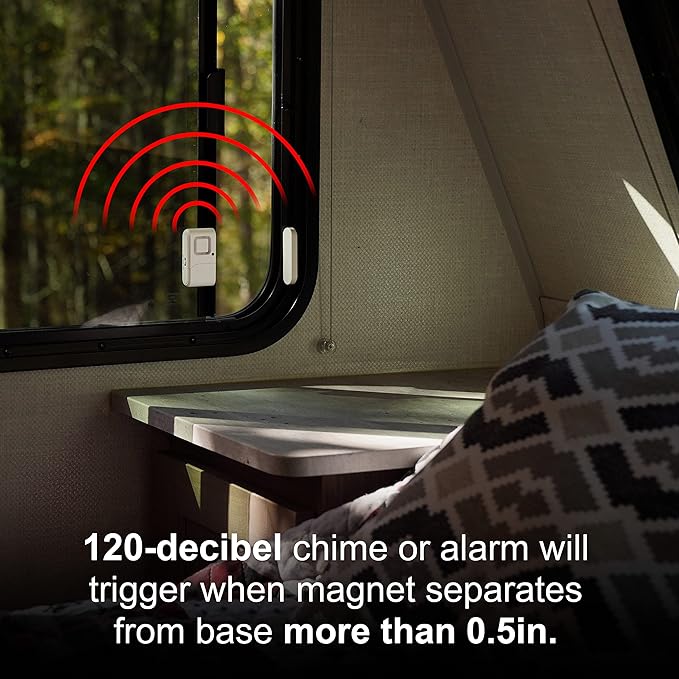 Magnetic Window and Door Alarm (2-Pack)