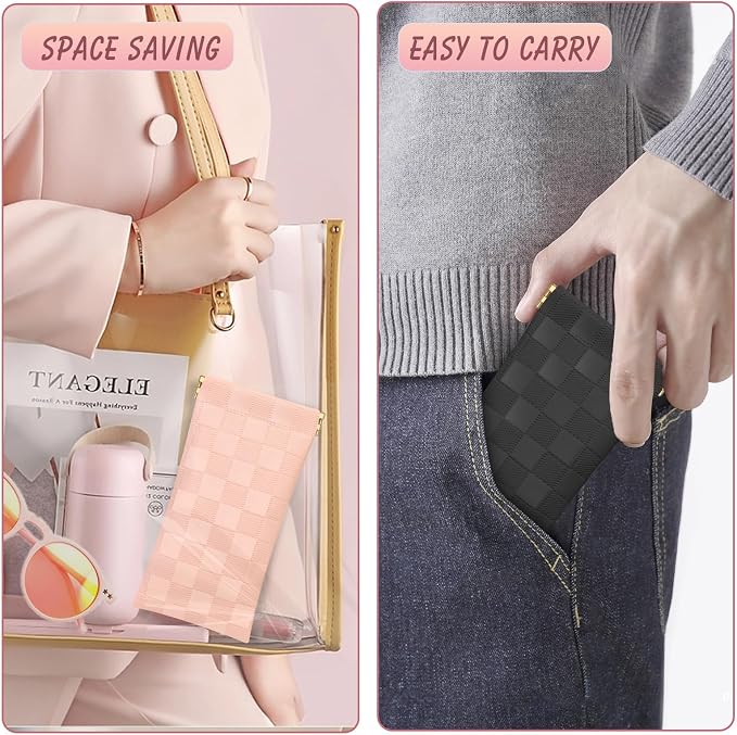 eyeglasses bag Soft Glasses bag, Portable Squeeze Top Sunglasses Case Travel for Women Girls