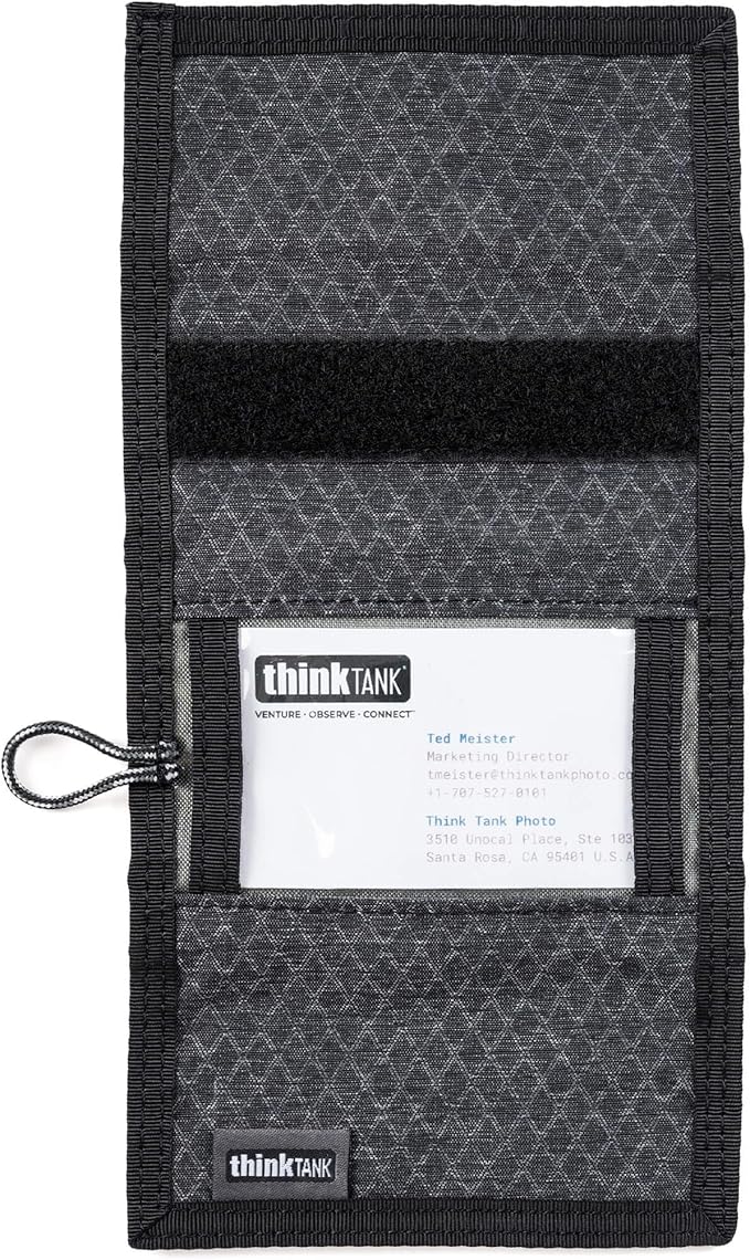 Think Tank SD Pixel Pocket Rocket V2 Folding Wallet for 9 SD or CF Express Type A Memory Cards (Black Slate)