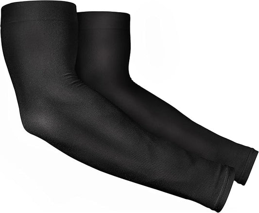 Tough Outdoors UV Arm Sleeves for Men Women - Sun Protection Sleeves - Compression Golf Baseball Cooling Tattoo Arm Sleeve