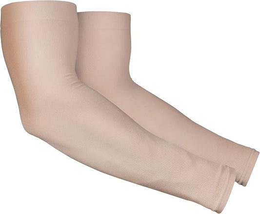 Tough Outdoors UV Arm Sleeves for Men Women - Sun Protection Sleeves - Compression Golf Baseball Cooling Tattoo Arm Sleeve