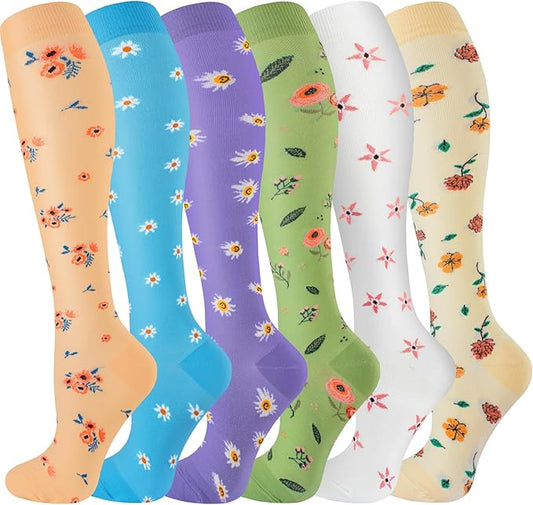 bropite Compression Socks for Women & Men Circulation-Support Knee High Socks 20-30 mmhg-Best for Running,Medical,Nurse,Travel