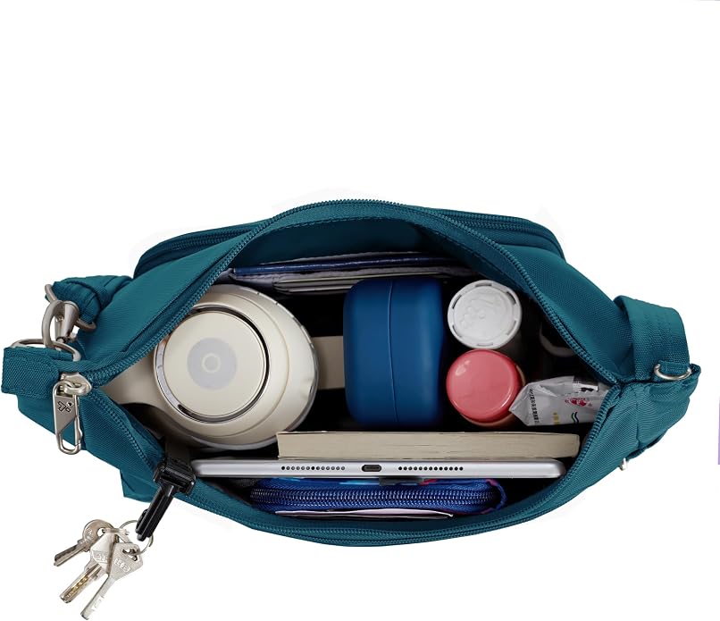 Travelon Anti-theft Classic Crossbody Bucket Bag | Anti-theft