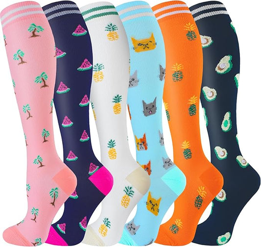 bropite Compression Socks for Women & Men Circulation-Support Knee High Socks 20-30 mmhg-Best for Running,Medical,Nurse,Travel