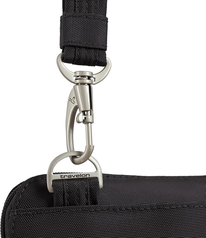 Travelon Anti-theft Classic Slim Double Zip Crossbody