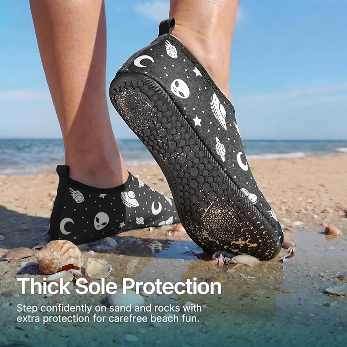 Water Shoes for Women Men Quick-Dry Aqua Socks Swim Beach Outfits Barefoot Yoga Exercise Wear Sport Accessories Pool Camping Must Haves River Hiking Adult Youth Size