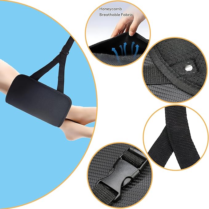 Foot Hammock for Plane Travel Essentials Relax Your Foot Rest for Airplane Gadgets Adustable Airplane Travel Accessories for Flight Essentials (Forest)