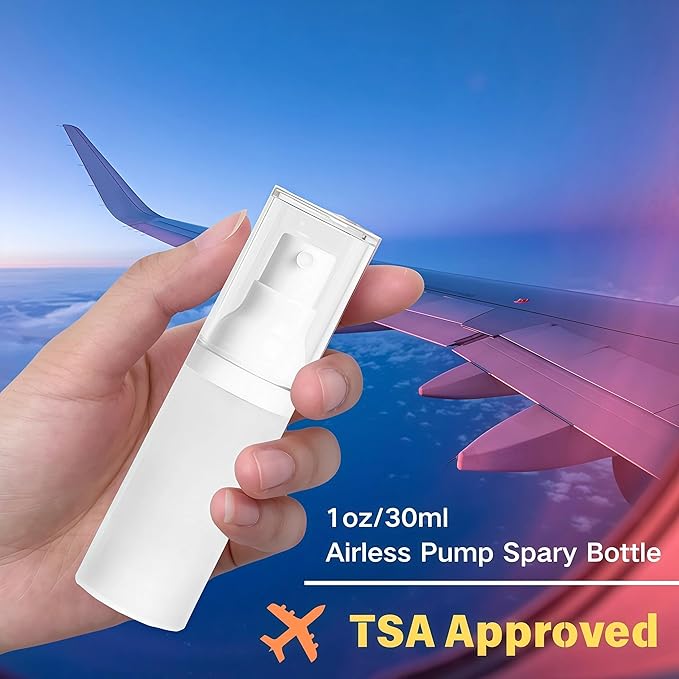 360° Angle Work - Small Spray Bottle | 1oz/30ml - Mini Spray Bottle - TSA Approved Travel Bottles | Portable Refillable Leak Proof | For Perfume Toner Hair spray Facial Moisturizing | 1oz/30ml-Pack 4