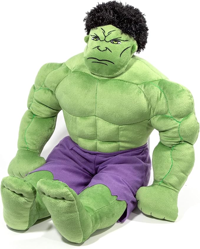 Jay Franco Avengers Plush Stuffed Hulk Pillow Buddy - Super Soft Polyester Microfiber, 23 inch (Official Marvel Product)