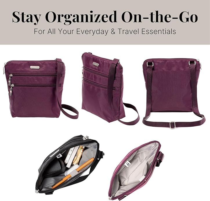Baggallini Women's Essential Crossbody Bags