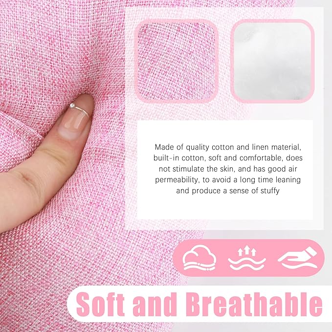 Cute Bow Car Headrest Pillow Breathable & Comfortable,Universal Car Headrest Pillow for Neck Support & Fatigue Relief,Head Rest Pillows for Cars Cute Cars Accessories for Women,Girl