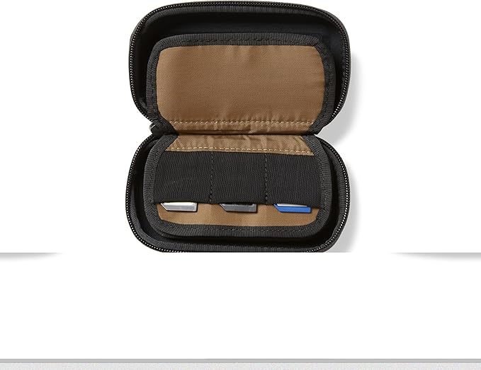 NOMATIC McKinnon Memory Card Case - Durable SD Memory Card Holder, Fits 6 SD & 2 C-Fast Cards with Zipper Pocket for Mini-SD