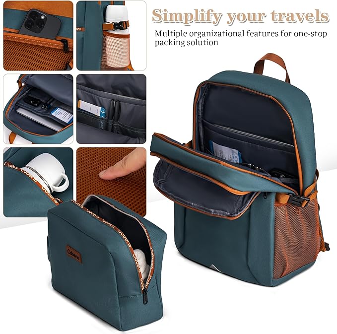 Carry-on Luggage 22x14x9 Airline Approved, Suitcases with Wheels Hardshell， Lightweight Luggage Set with TSA Lock， 20Inch Black Carry-on Suitcase