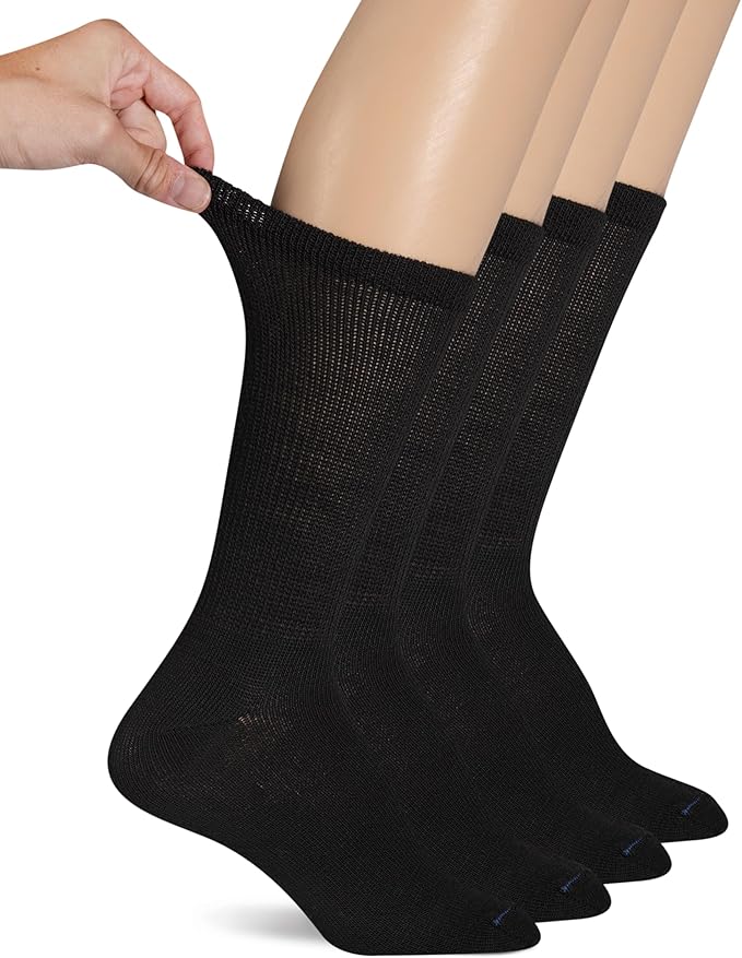 Dr. Scholl's Women's Diabetes & Circulator Socks - 4, 6, & 12 Pair Packs - Non-Binding Moisture Management