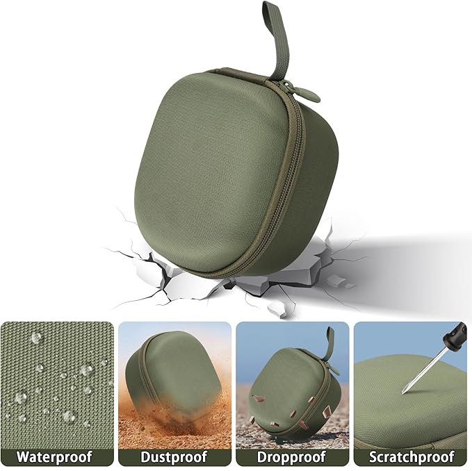 Storage Case Compatible with Walkers Razor Slim/Howard Leight Honeywell Impact Sport Electronic Ear Protection Muffs