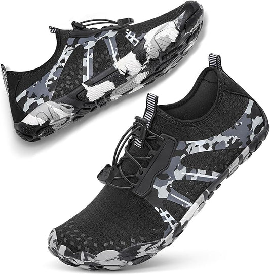 ATHMILE Hiking Barefoot Water Shoes for Women Men Beach Swim Aqua Pool River Quick Dry Athletic Wide Toe Outdoor Sport Kayaking Boating Rock Climbing Yoga Lake