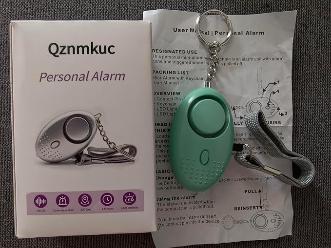 20 Pack Personal Alarms for Women, Keychain Sound Safety Alarm, Portable Personal Alarms Bulk for Travel & Home