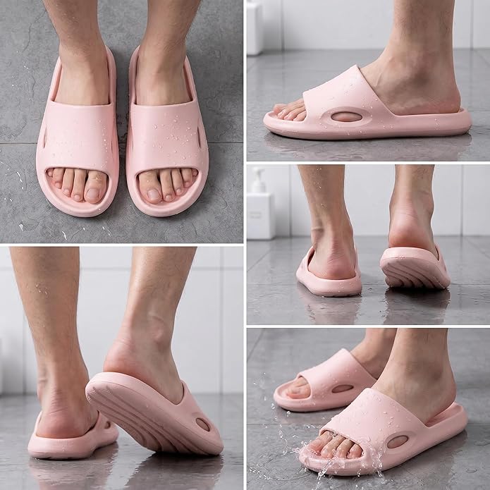Shower Shoes Quick-Dry Non-Slip Bathroom Slippers for Men & Women,Quick-Dry Non-Slip, Home Slides Dorms, Gym, Pool, Spa, Camping, Beach