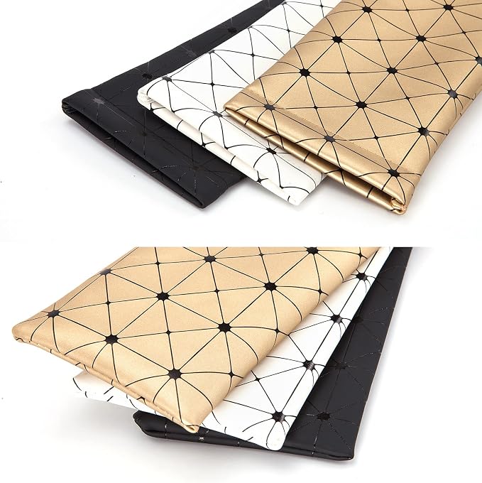 TRIUMPH VISION Squeeze Leather Sunglasses Pouch - 3 Pack Glasses Case Soft Eyeglass Sleeve Pouch Holder