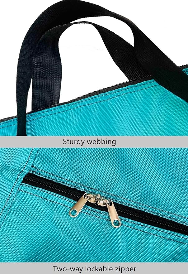 DoYiKe Extra Large Storage Duffle Bag with Zippers and Handles, Big Foldable Duffle Bag for Travel