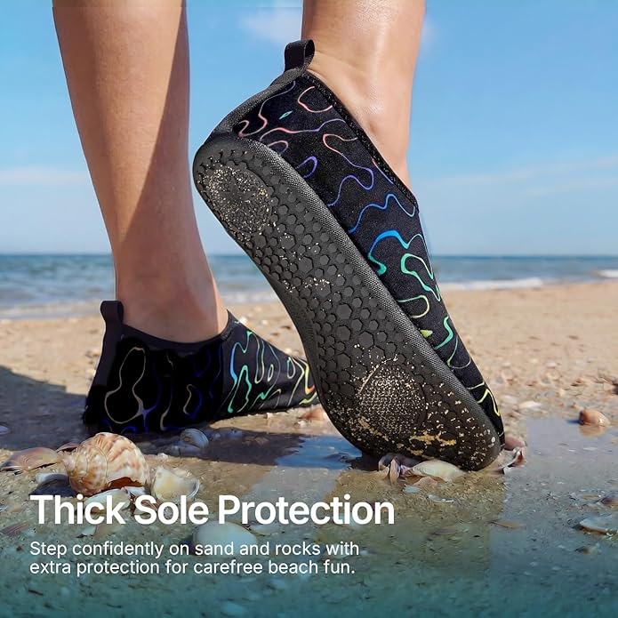 Water Shoes for Women Men Quick-Dry Aqua Socks Swim Beach Outfits Barefoot Yoga Exercise Wear Sport Accessories Pool Camping Must Haves River Hiking Adult Youth Size