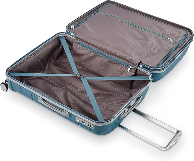 Samsonite Freeform Hardside 24-Inch Spinner (Dark Teal, Checked-Medium 24-Inch)