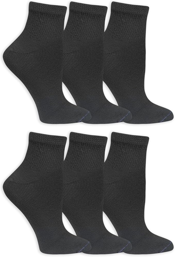 Dr. Scholl's Women's Diabetes & Circulator Socks - 4, 6, & 12 Pair Packs - Non-Binding Moisture Management