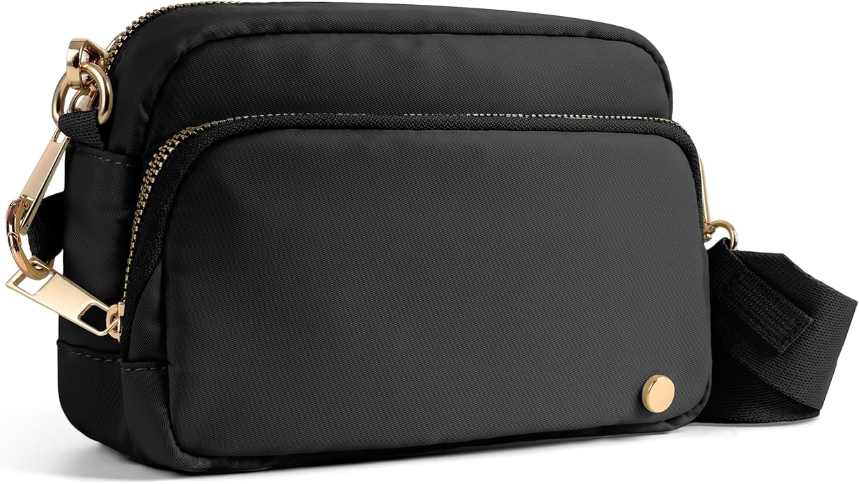 Joryin Anti Theft Crossbody Bag for Women, Slash-resistant RFID Blocking Travel Purses, Small Shoulder Bag Handbag, Nylon