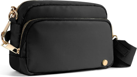 Joryin Anti Theft Crossbody Bag for Women, Slash-resistant RFID Blocking Travel Purses, Small Shoulder Bag Handbag, Nylon