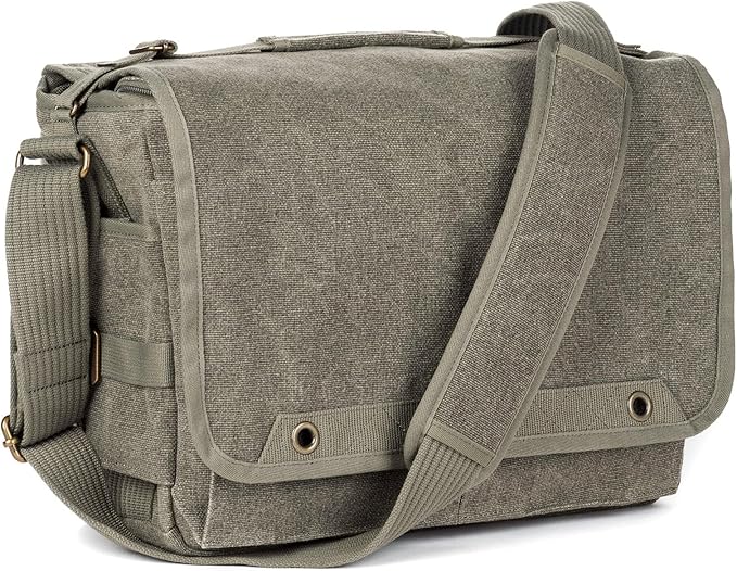 Think Tank Retrospective 30 V2.0 Canvas Shoulder Bag for Mirrorless or Standard DSLR Cameras and Photo Accessories - Pinestone - XX-Large