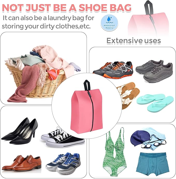 YAMIU Packing Cubes for Suitcases, 7 Pcs luggage organizer bags with Shoe Bag, 2 Waterproof Travel Toiletry Bags, Travel Cubes for Travel Essentials Travel Accessories