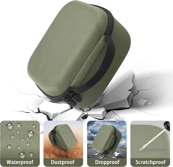 Storage Case Compatible with Walkers Razor Slim/Howard Leight Honeywell Impact Sport Electronic Ear Protection Muffs