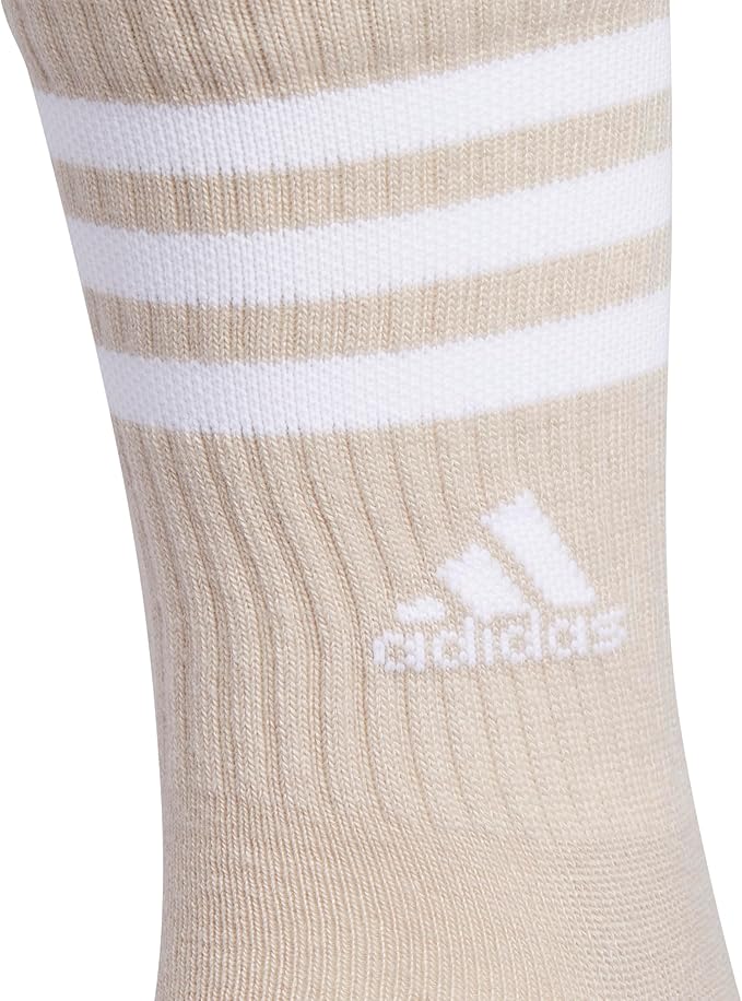 adidas Women's Cushioned Crew Socks (3 Pairs) Durable & Comfortable