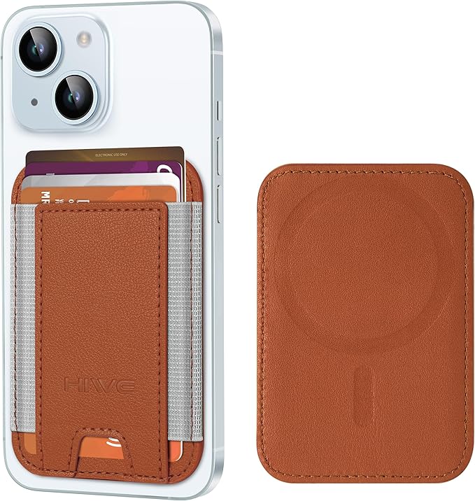 HiWe for MagSafe Wallet: 7-Card Holder, RFID Blocking, Strong Magnet for iPhone 12-17 Series, Slim, 1 Slot
