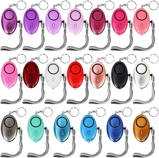 20 Pack Personal Alarms for Women, Keychain Sound Safety Alarm, Portable Personal Alarms Bulk for Travel & Home