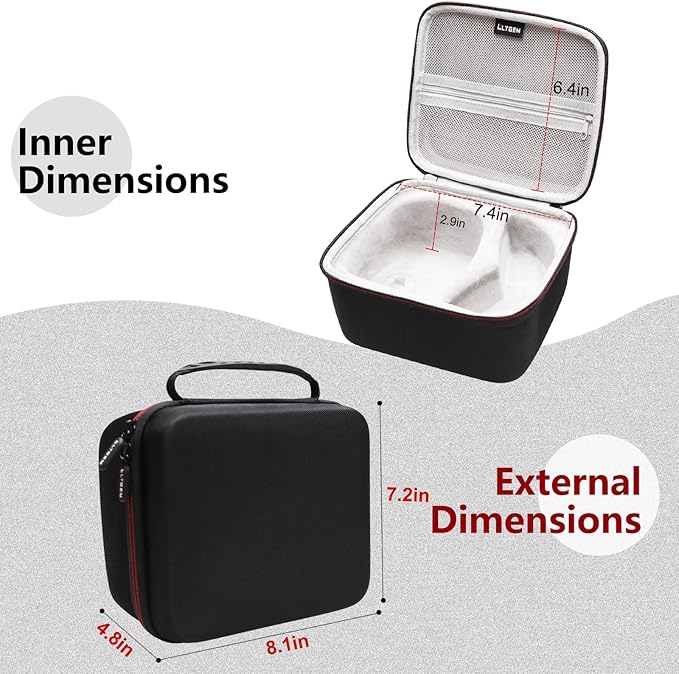 LTGEM Case for Walker's Razor Slim Ear Muffs - Hard Storage Travel Protective Carrying Bag