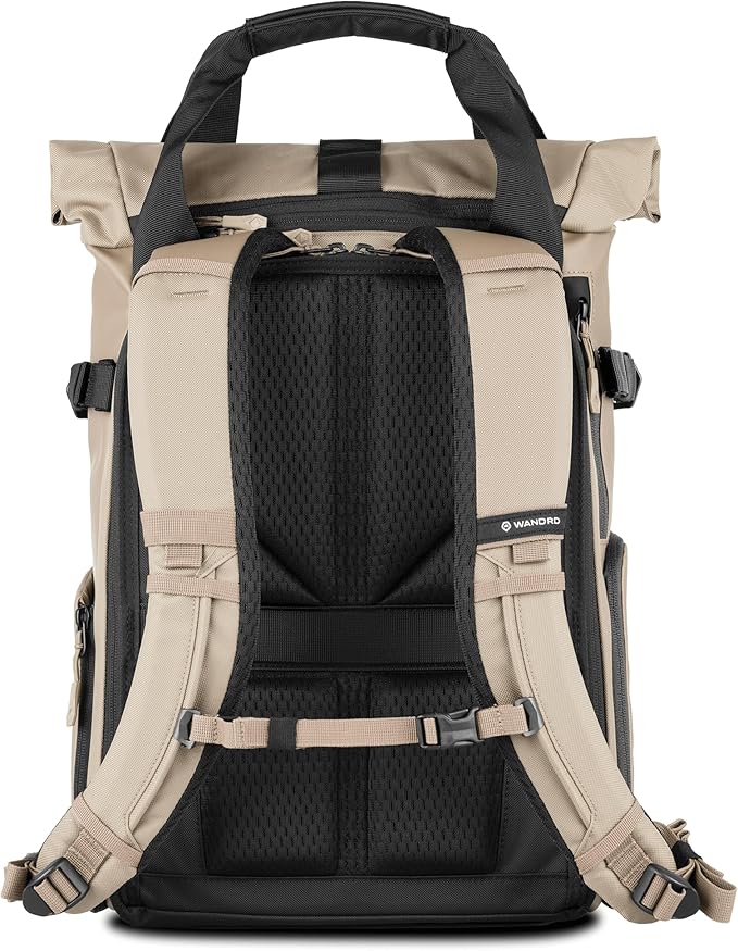 WANDRD PRVKE Rolltop 15L V4 Photography Bundle – Compact Travel Camera Backpack with Essential Camera Cube and Laptop Sleeve