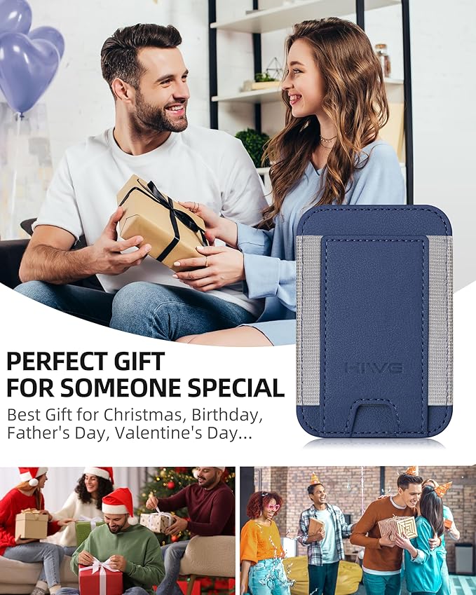HiWe for MagSafe Wallet: 7-Card Holder, RFID Blocking, Strong Magnet for iPhone 12-17 Series, Slim, 1 Slot