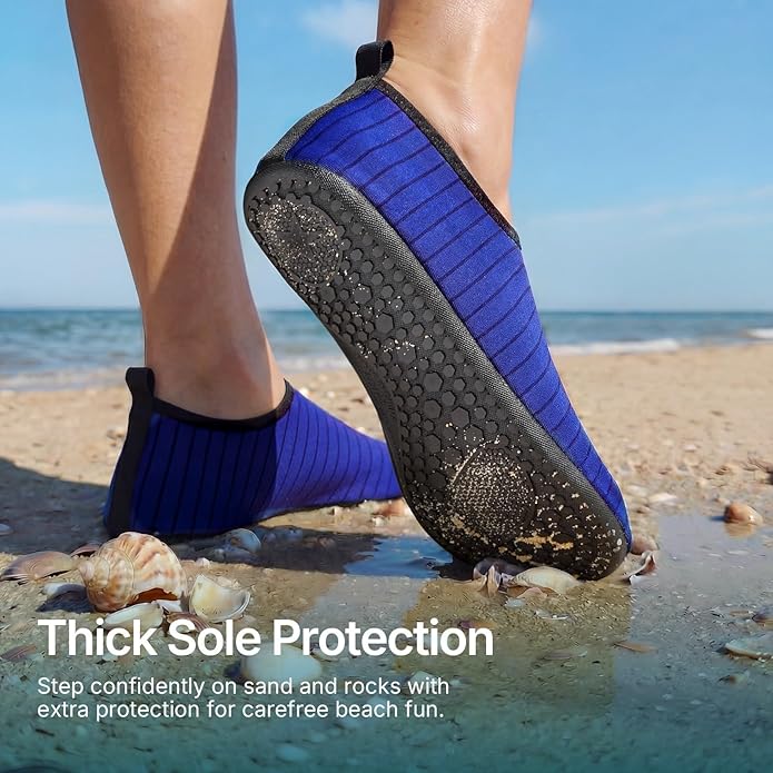 Water Shoes for Women Men Quick-Dry Aqua Socks Swim Beach Outfits Barefoot Yoga Exercise Wear Sport Accessories Pool Camping Must Haves River Hiking Adult Youth Size